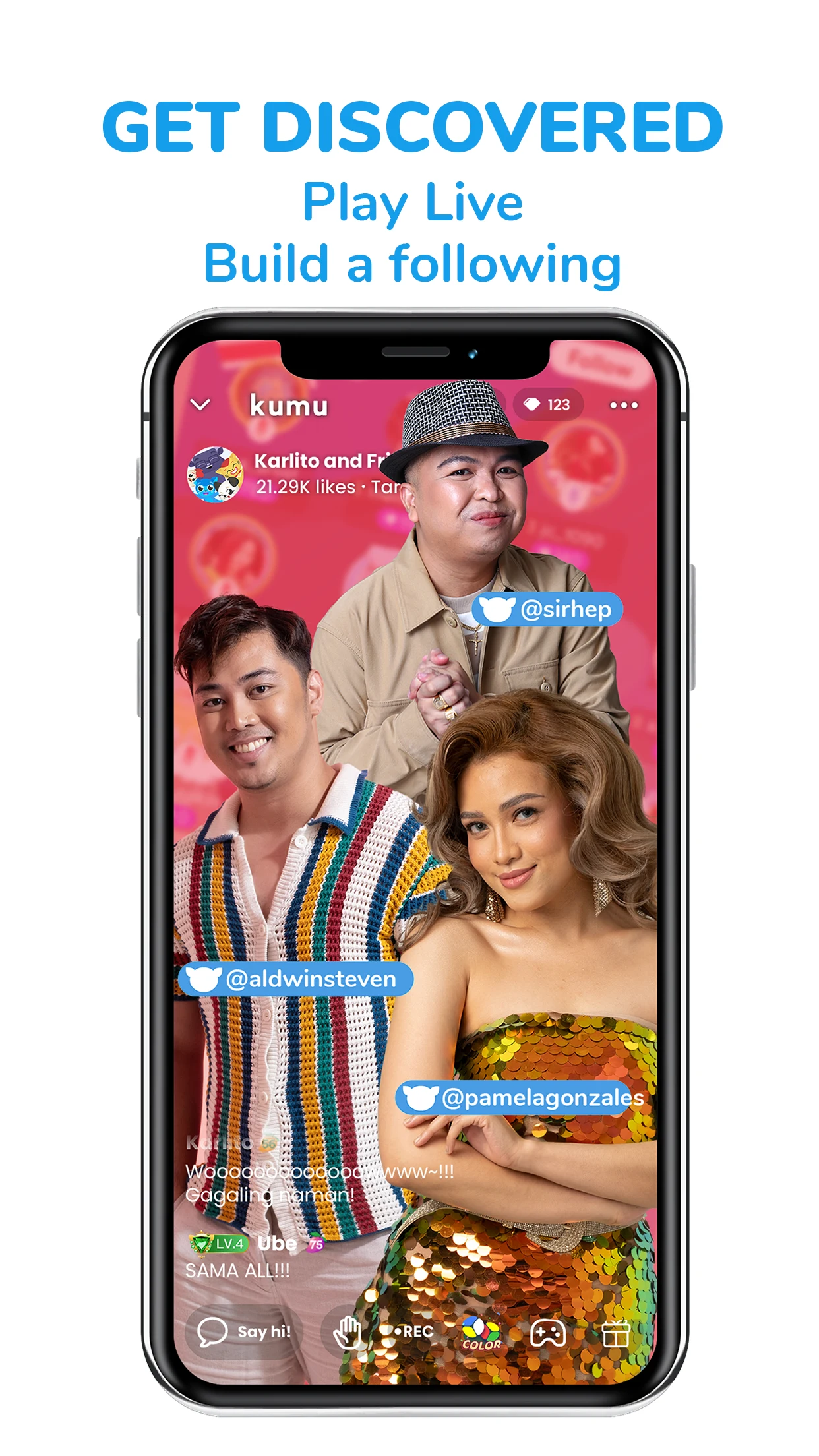 Kumu Livestream Community screenshot